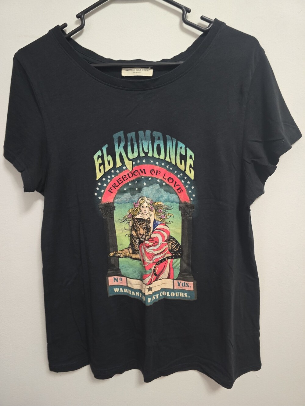 Spell And The Gupsy El Romance Tee Size L Like New